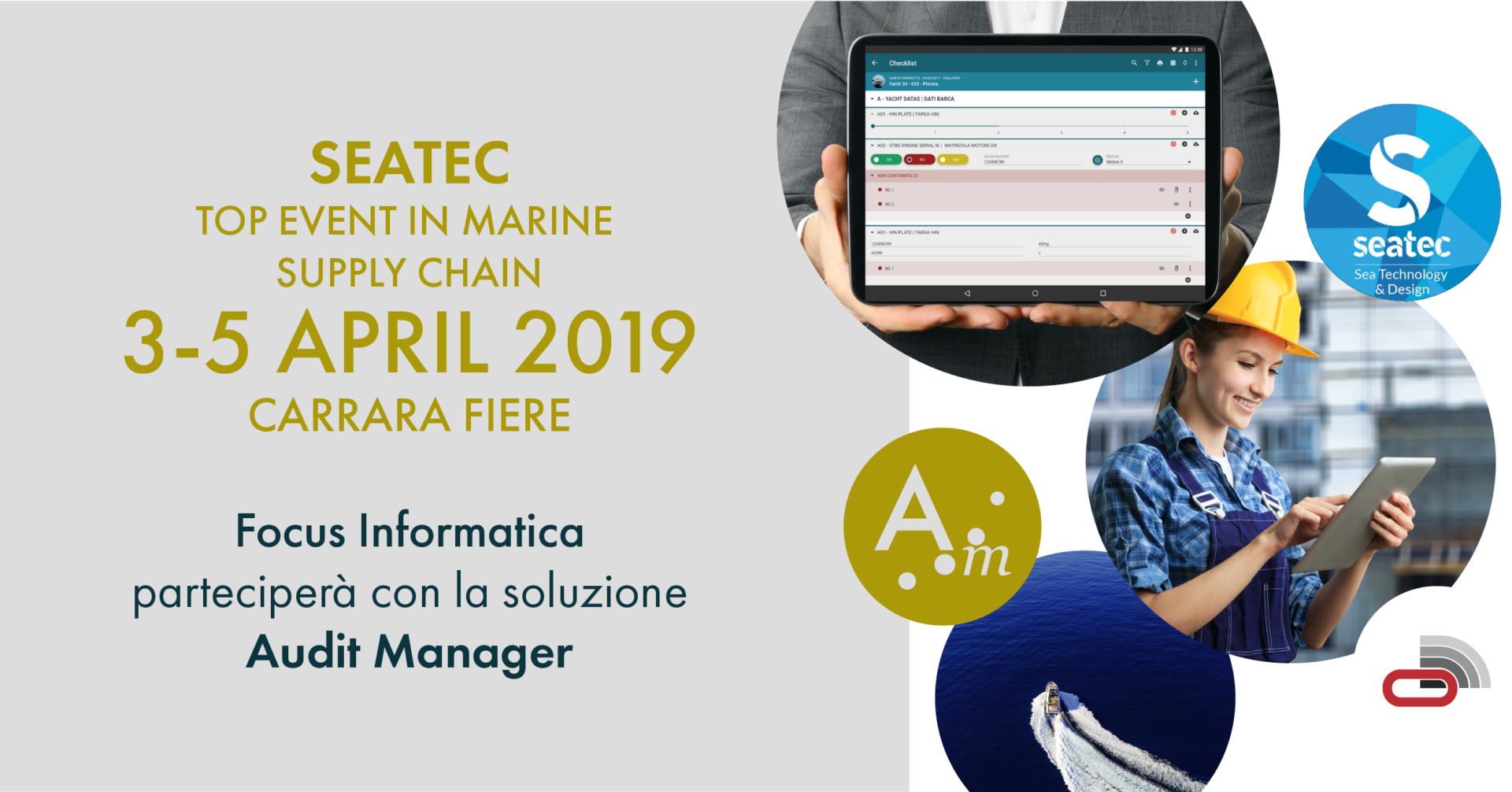 seatec focus informatica audit manager stand