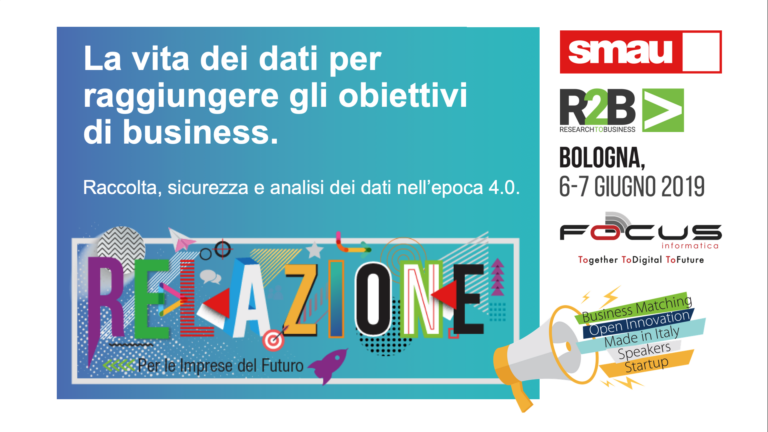 Smau Bologna workshop La vita dei dati per raggiungere gli obiettivi di business