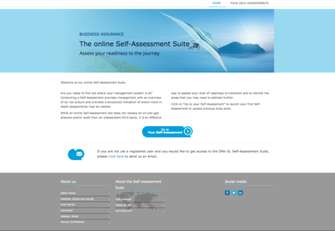 Self-Assessment Suite | DNV GL